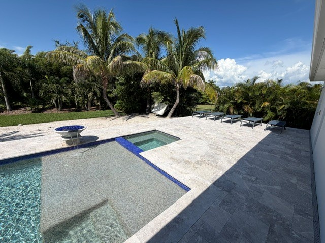 Custom paver pool deck in Southwest Florida