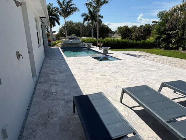 Custom outdoor paver patio